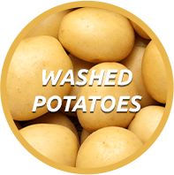 washed potatoes